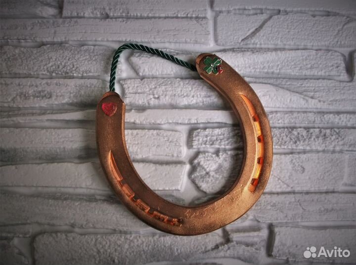 Подкова Медная в подарок счастье в дом оберег