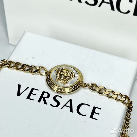Браслет versace перламутр