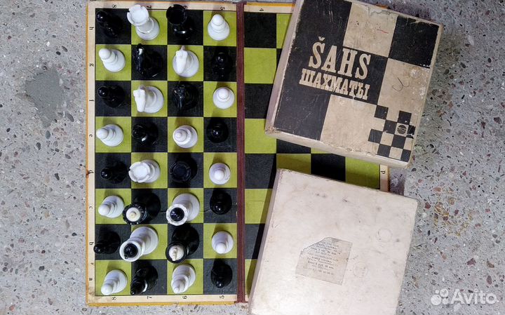 Шахматы карболитовые СССР
