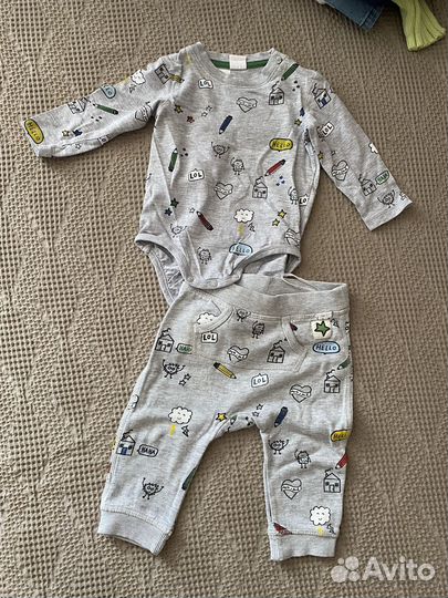 Детская одежда пакетом на мальчика бренды 4-9 мес