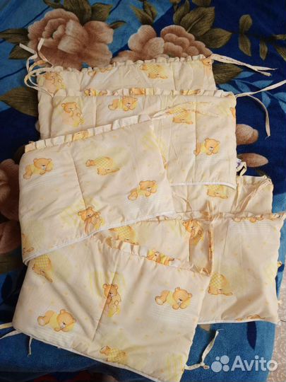 Бортики в детскую кроватку бу