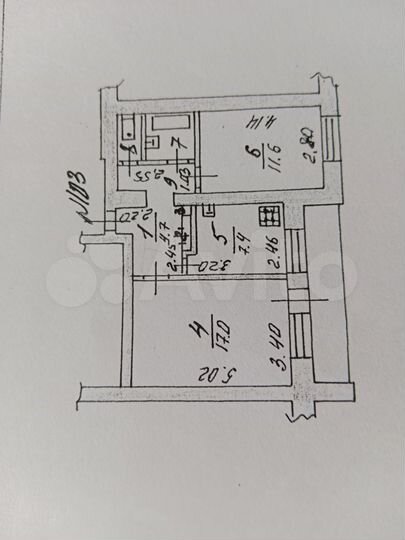 2-к. квартира, 50,2 м², 8/9 эт.