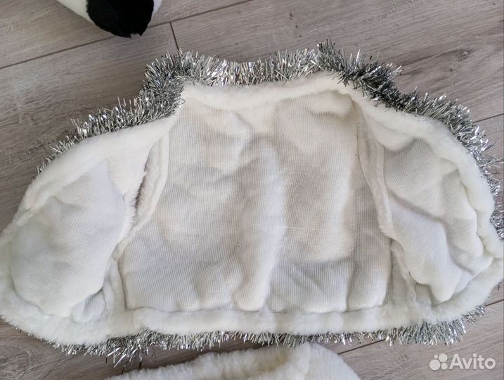 Новогодний костюм белый медведь