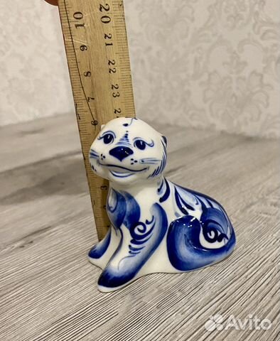 Фарфоровый тигр Гжель