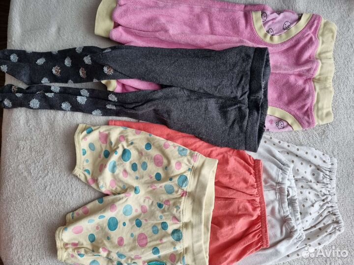 Пакет детских вещей и обувь