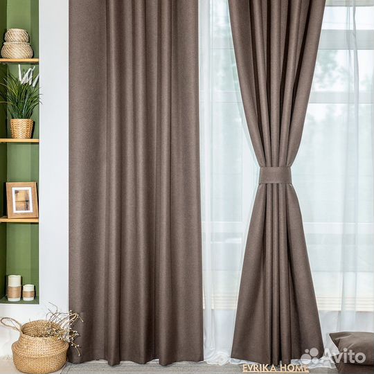 Шторы блэкаут Массимо Цикорий