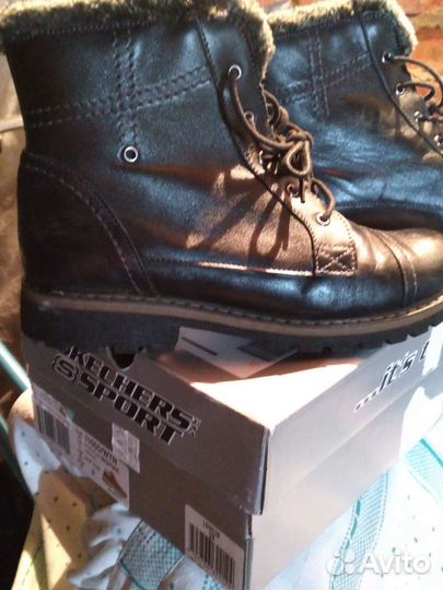 Ботинки женские 38.5 размер натуральная кожа