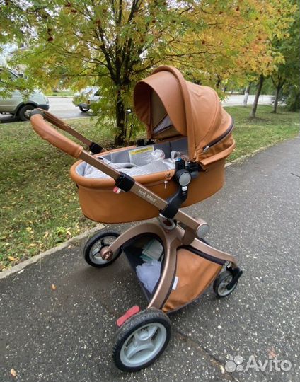 Коляска 2в1 эко кожа