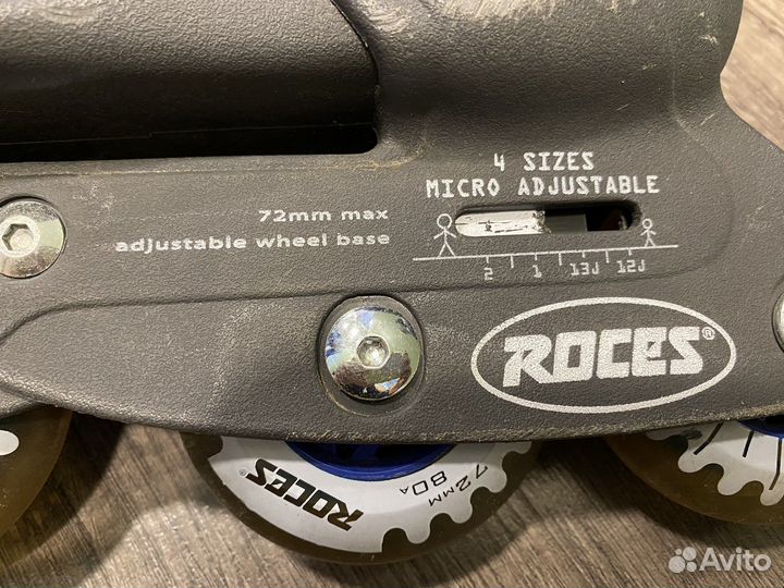 Ролики детские раздвижные roces 30-35 размер