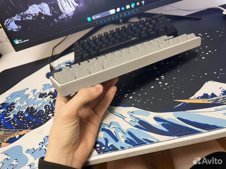 Механическая клавиатура redragon fizz k617 rgb 60%