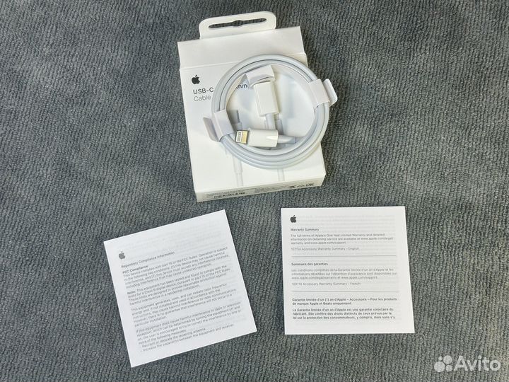 Оригинальный провод Apple lightning - usb C