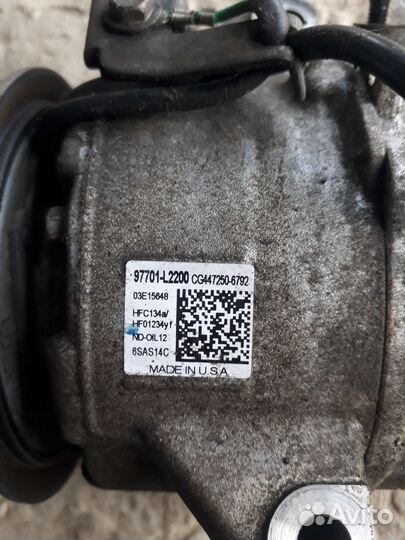 Компрессор кондиционера 97701-L2200 Кия К5