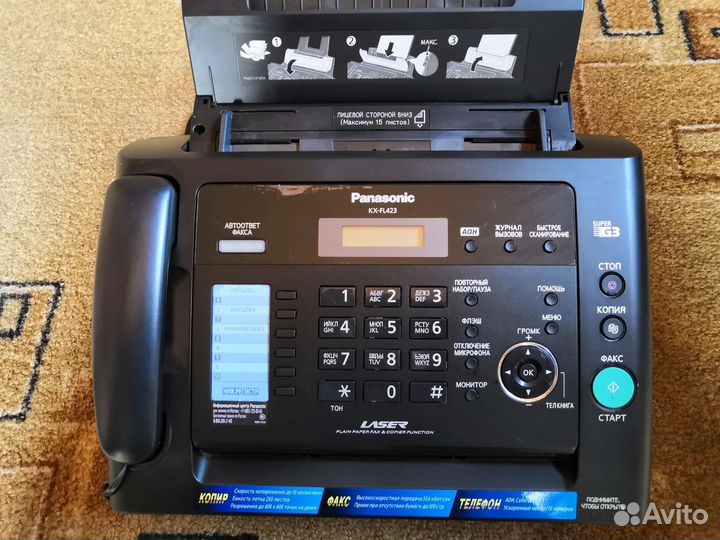 Факс panasonic KX-FL423