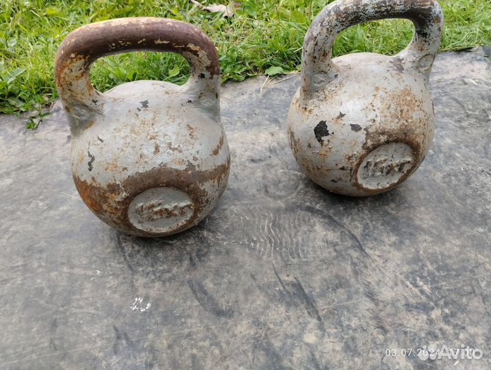 Гиря 16 кг СССР Вологде