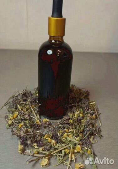 Масло для удаления папиллом с экстрактами трав