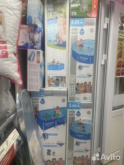 Каркасный бассейн intex