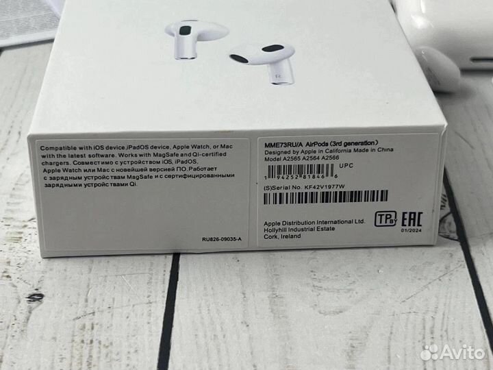 Наушники apple airpods 3