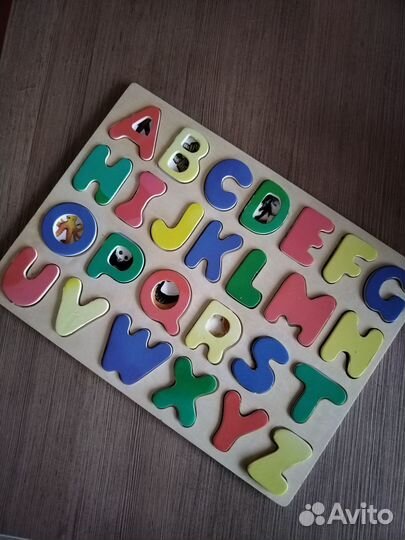 Английский алфавит (плакат, пазл)