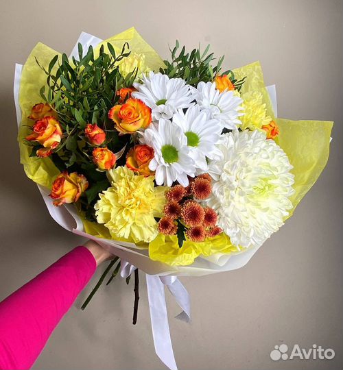 Цветы букеты осень