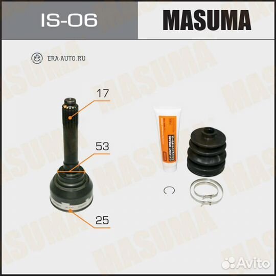 Masuma IS-06 ШРУС наруж.ком/кт