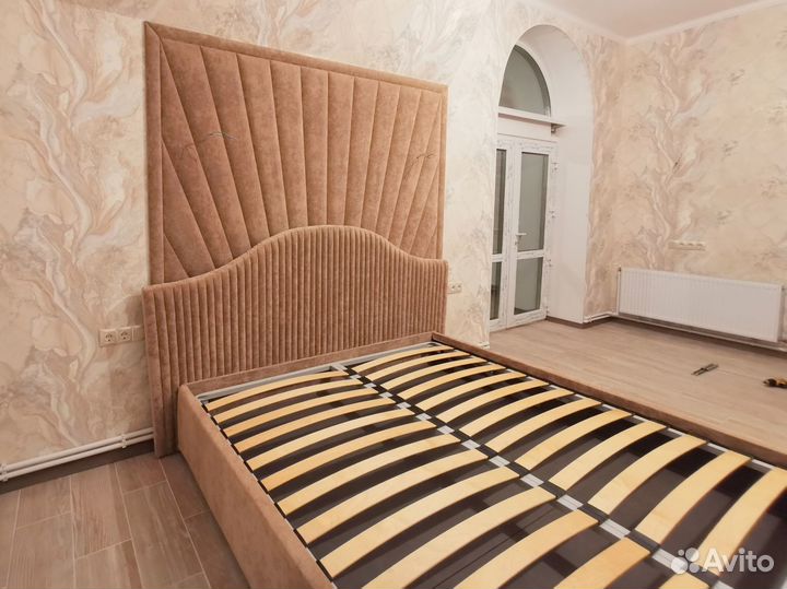 Мягкие панели в спальне