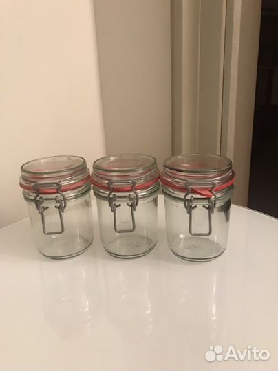 Банки стеклянные с бугельным замком
