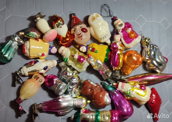 Игрушки елочные СССР