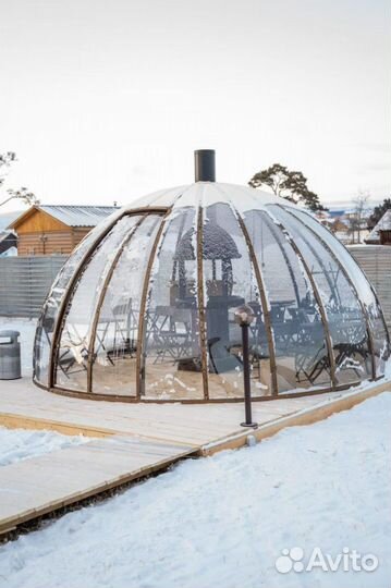 Купольная беседка. Беседка с грилем