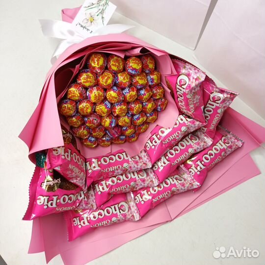 Букет из чупа чупсов