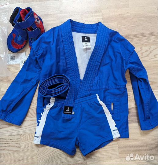 Самбовка для мальчика рост 120-130 + борцовки