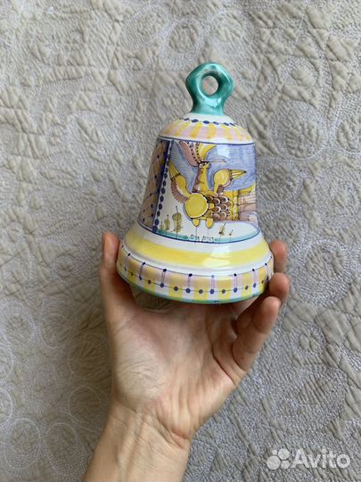 Большой колокольчик майолика