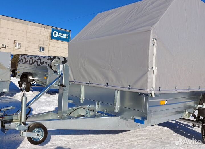 Прицеп оцинк. 3.2х1.4 с тентом 