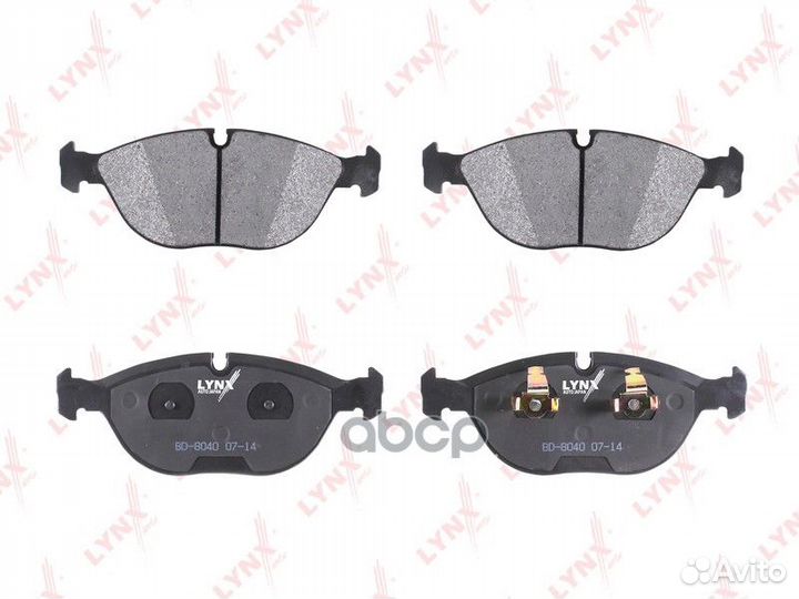 Колодки тормозные дисковые перед BD8040 LYN