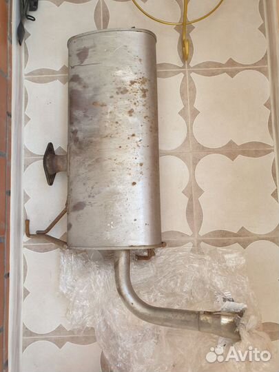 Глушитель на mitsubishi lancer 10