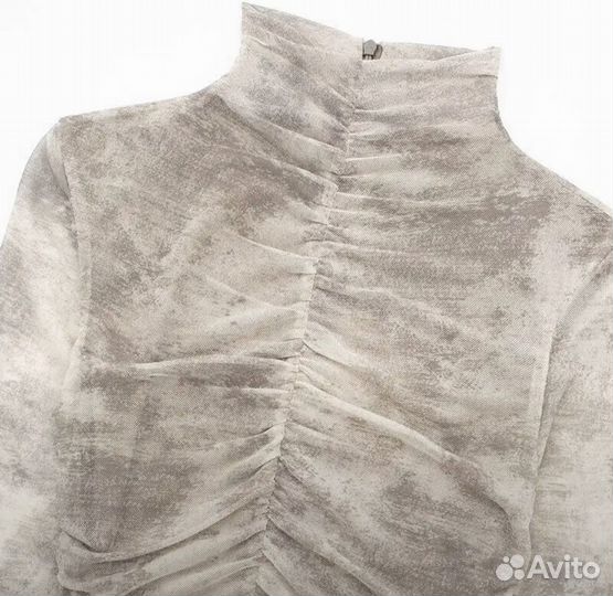 Платье в стиле zara сетчатое