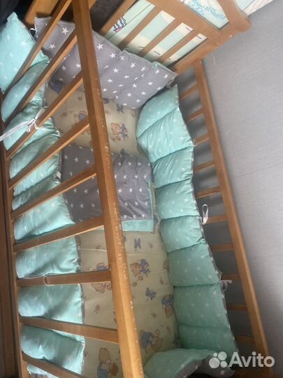 Детская кровать для новорожденных бу
