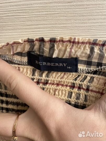 Топ бандо burberry