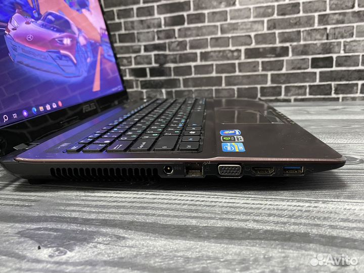 Игровой ноутбук Asus i7/8Gb/GT 520MX/SSD