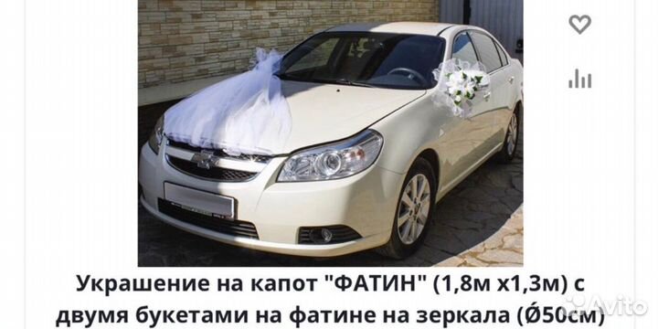 Новые украшения на свадебную машину