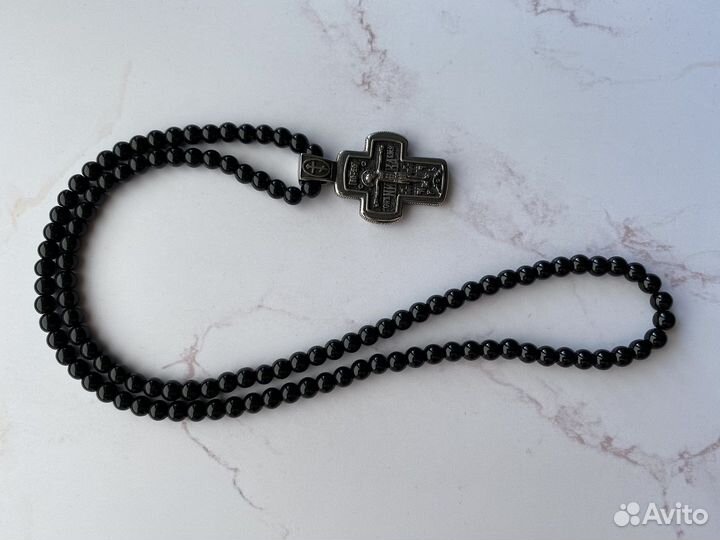 Чётки на шею Православный крестик