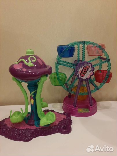 Littlest Pet Shop домик карусель самолёт