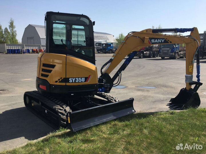 Мини экскаватор sany 35