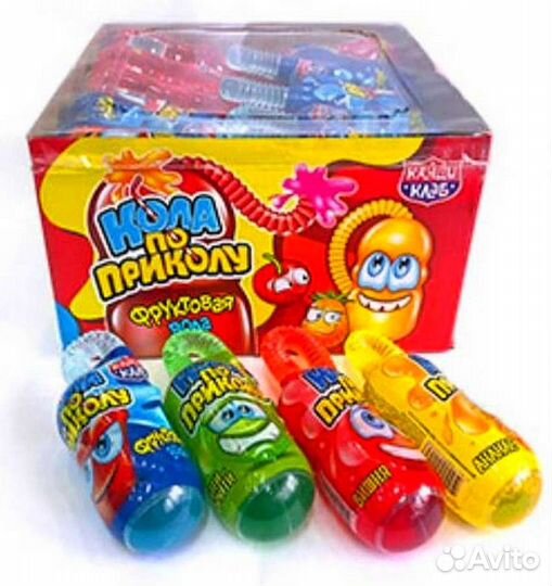 Фруктовая вода Кола по приколу 30 штук