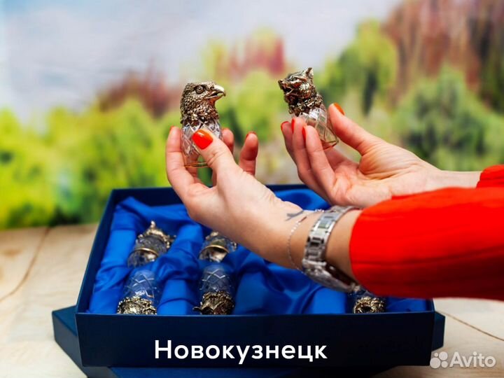 Рюмки Стопки перевёртыши Подарочный набор