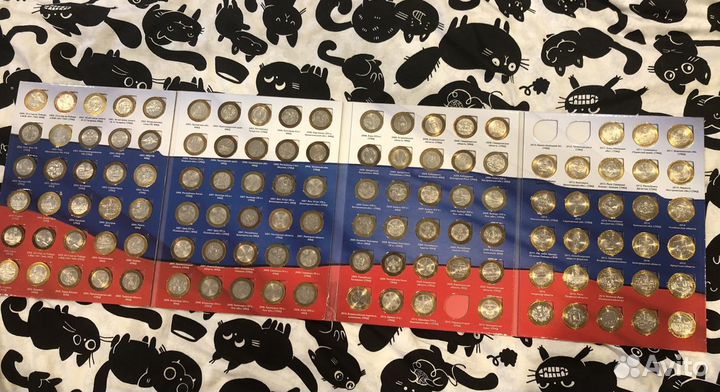 Монеты 10 р биметалл набор