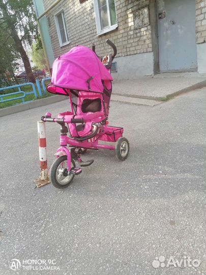 Детский трехколесный велосипед бу