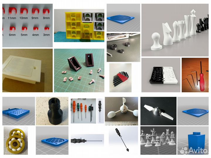 Модельные STL формы для печати в 3D принтере