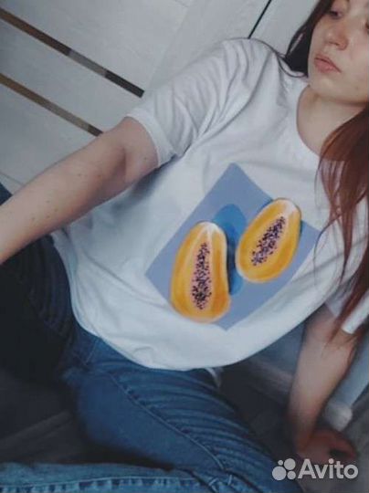 Роспись одежды футболка