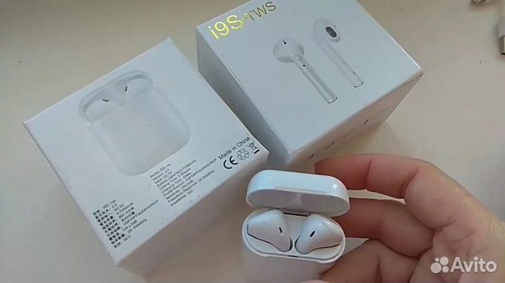Наушники беспроводные i9S-TWS. новые