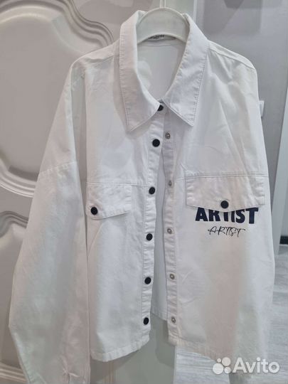 Рубашка белая школьная